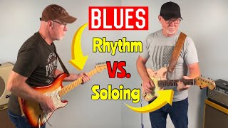 BLUES RHYTHM VS BLUES SOLO [upl. by Herrod]