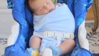 Legs Out Swaddle Tips and Tricks for Newborn Babies [upl. by Marchese]