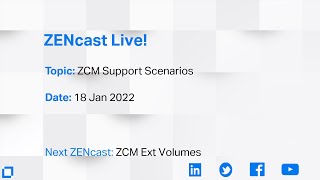 ZENcast Live ZCM Support Calls [upl. by Browning30]