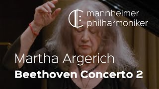 L v Beethoven Piano Concerto No 2  Martha Argerich Boian Videnoff  Mannheimer Philharmoniker [upl. by O'Meara]