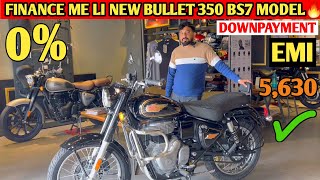 2024 ROYAL Enfield Bullet BS6 Finance EMI Cost😱😲  Down Payment ✔️  Easy Loan Details Bullet [upl. by Sexela]