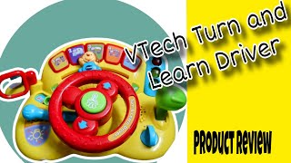 VTech Turn and Learn Driver Toy Product Review [upl. by Haimarej]