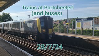 Trains and Buses at Porchester 28724 4K 60fps [upl. by Zales775]