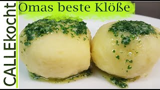 Omas Kartoffelklöße selber machen  Das Rezept  lecker und einfach [upl. by Firooc]