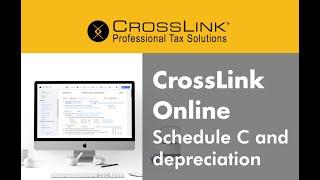 Completing a Return with Depreciation in CrossLink Online [upl. by Halette]