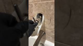 1 Moen 1222 positemp tub shower cartridge replacement Plumbing tips and tricks [upl. by Natye]