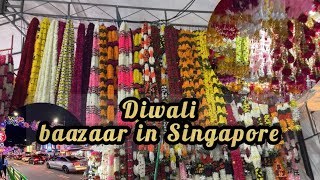 Singapore lit up with Diwali lights amp decorationsदिवाली की रौनक़ सिंगापुर मेंreshusharmaofficial [upl. by Atal]