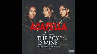 Ariana Grande  the boy is mine Remix  Acapella [upl. by Nyrhtak]