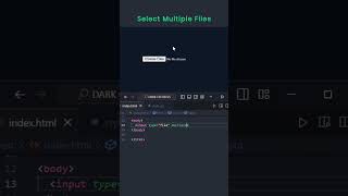 UPLOAD Multiple Files in SECONDS with these CSS Tips css shorts [upl. by Vidal]