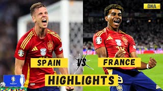 Spain Vs France Highlights Spain Reach Into UEFA Euro 2024 Final Beat France By 21 I Lamine Yamal [upl. by Emmuela195]