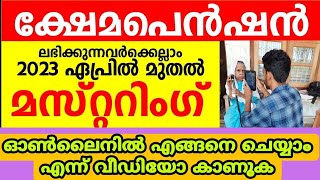 pension mustering ഓൺലൈനിൽ ചെയ്യാം [upl. by Nomal]