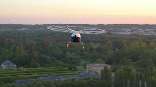 Volocopter Conducts First eVTOL Flight at the Palace of Versailles [upl. by Dib]