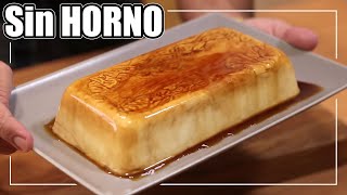 El FLAN en 5 MINUTOS con 3 INGREDIENTES  Sin Huevo y Sin Horno [upl. by Yule]