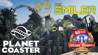 The Smiler Alton Towers  Planet Coaster [upl. by Shaver]