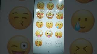 İPHONE emojisi nasıl yapılır [upl. by Ardekal668]