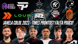 JANELA DE TRANSFERÃŠNCIAS 2 SPLIT CBLOL 2023 8  OS TIMES ESTÃƒO PRONTOS [upl. by Atnauq]