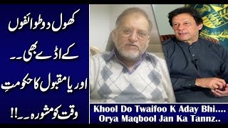 Riyasat e Madina Or Secular State by PTI Orya Maqbool Jan [upl. by Rana]