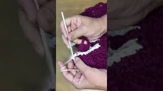 How to make crochet 🧶🧶 rumaal shortvideo viralvideo diy crochet [upl. by Ahsenwahs]