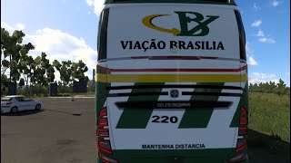 VIAÃ‡ÃƒO BRASILIA eurotrucksimulator2Queimando os Borrachudos [upl. by Fay259]