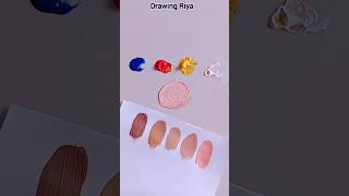 Color mixing  How to make skin tone colours colormixing shorts ytshorts art [upl. by Reckford]