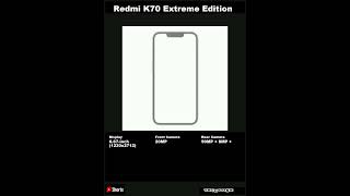 Redmi K70 Extreme Edition SmartPhone FeaturesShorts [upl. by Alrahc]