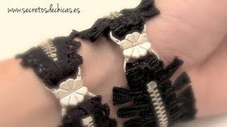 DIY Pulseras con cremalleras [upl. by Ayotna]