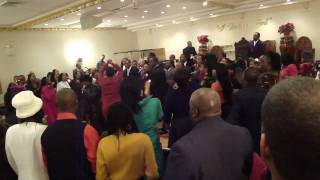 NEW LIFE TABERNACLE MASS CHOIR SINGING THEY THAT WAIT PART 2 [upl. by Sirref]