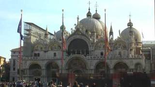 VENEZIA PIAZZA SAN MARCO BASILICA di SAN MARCO CAMPANILE di SAN MARCO [upl. by Esadnac]