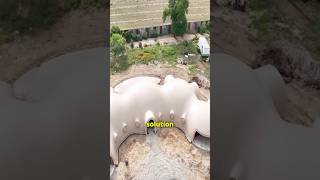 Americans INFLATE CONCRETE HOUSES in 1 day shorts [upl. by Ashbey]