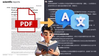 AI幫你讀英文文獻，PDF一鍵重點整理，不論文章語言一律翻譯成中文，寫論文的好幫手 [upl. by Zerelda]