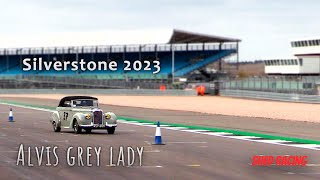 SHED RACING  Pomeroy Trophy  Silverstone 2023 in a Alvis grey lady [upl. by Meedan804]