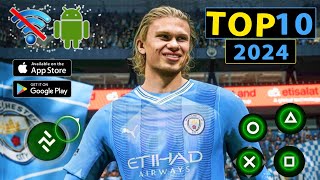 TOP 10 Best football Games For Android 2024  High GRAPHICS Offline Online 4K [upl. by Lucinda]