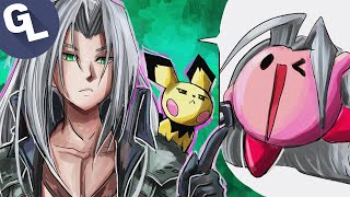 SEPHIROTH JOINS SMASH BROS [upl. by Yggam]