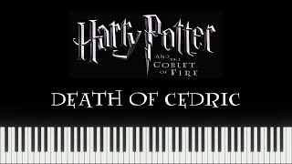 Harry Potter 4  Death of Cedric Synthesia Piano [upl. by Dlnaod]