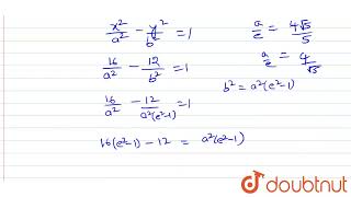 If a directrix of a hyperbola centred at the origin and passing through the point 42 sqrt3 [upl. by Madonia]