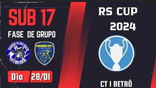 RS CUP 2024  TUBARÕES X CARUARU CITY  SUB 17 [upl. by Durr]