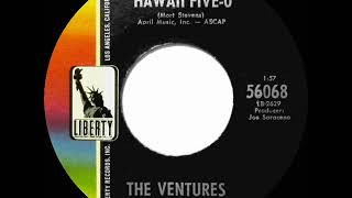 1969 HITS ARCHIVE Hawaii FiveO  Ventures mono 45 [upl. by Draw828]