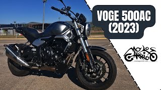 VOGE 500 AC 2023  Test Ride Review Walkaround  VLOG 371 [upl. by Refiffej]