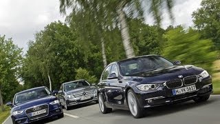 Mercedes CKlasse BMW 3er Audi A4  Die Mittelklasse So dynamisch wie nie [upl. by Wartow]