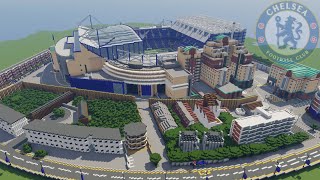 Minecraft Megabuild  Stamford Bridge Chelsea FC Cinematic  DOWNLOAD TheLightz Official [upl. by Anaek]