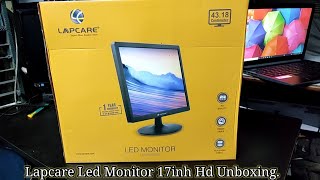 Lapcare Led Monitor 17inch Square Hd Unboxing [upl. by Nerak]