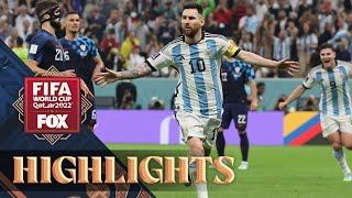 Argentina vs Croatia Highlights  2022 FIFA World Cup  Semifinals [upl. by Eidna134]