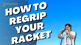 How to put on an Overgrip onto your Tennis Racket [upl. by Aubreir]