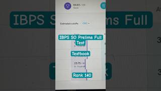 IBPS SO Prelims Full Test ibpsclerk ibpspo ibpssoitofficer ibpsso2024 sbipo ibpssomocktest [upl. by Htennaj576]