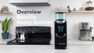 Video Overview  Rancilio Rocky Espresso Grinder [upl. by Boccaj199]