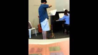 20122015 ABRSM Violin Grade 5 Exam Piece B2 Pastorale Op 23 No 1 [upl. by Ogren]