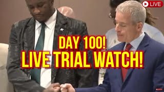 LIVE TRIAL WATCH Young Thug Lil Woody Brian Steel amp Judge Glanville Day 100 [upl. by Erdried]