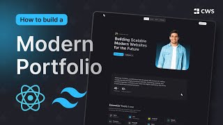 CREATE a Stunning REACT JS Portfolio Website in 3 Hours [upl. by Wilfreda]