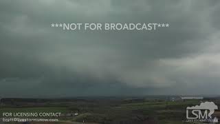 03192018 Hackleburg AL  Tornado Warned Supercell viewed from a Drone [upl. by Navonoj]