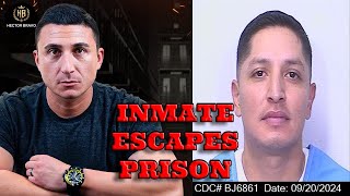 Inmate Escapes Prison CDCR [upl. by Allerim]